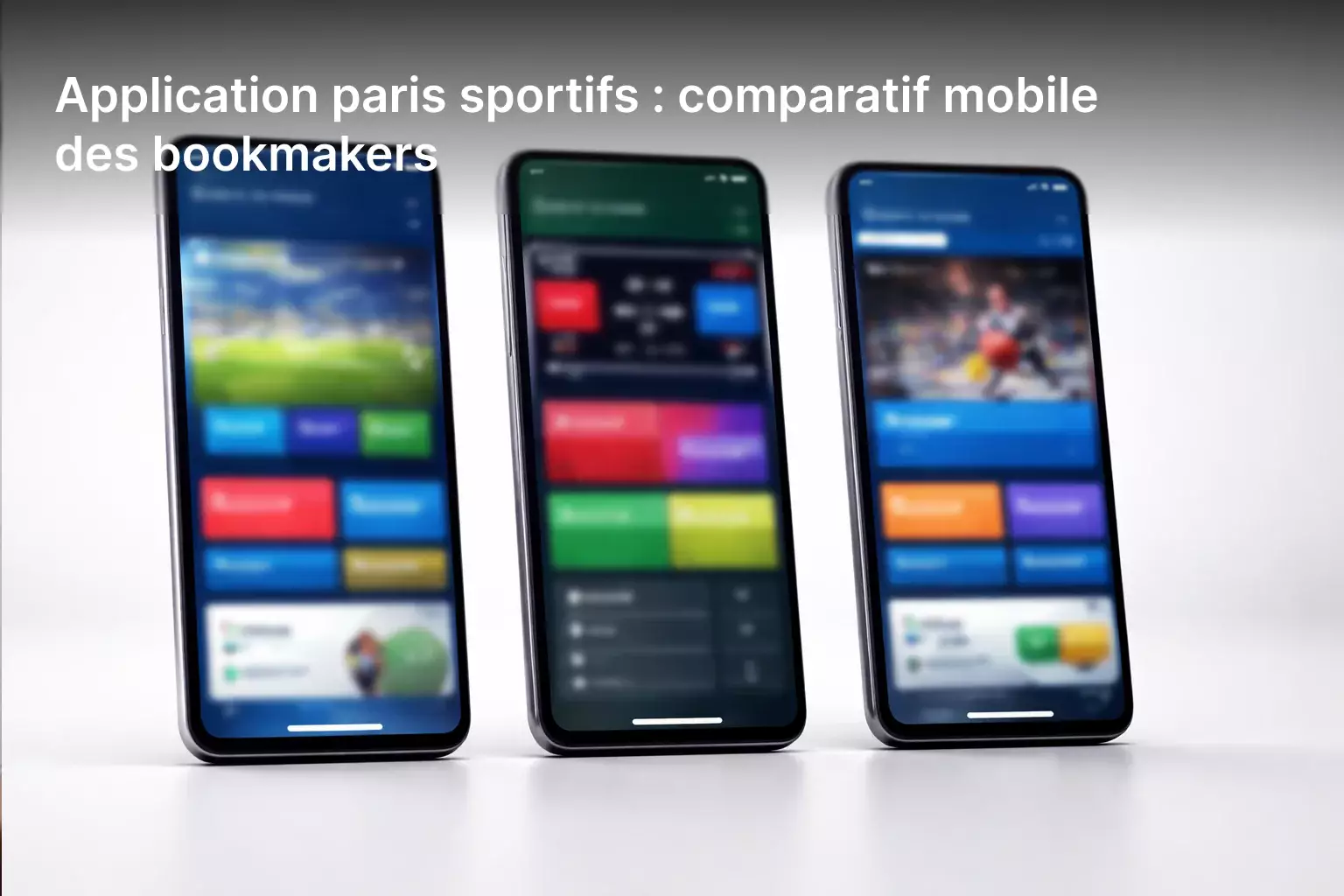 Comparatif des applications mobiles des bookmakers de paris sportifs en France