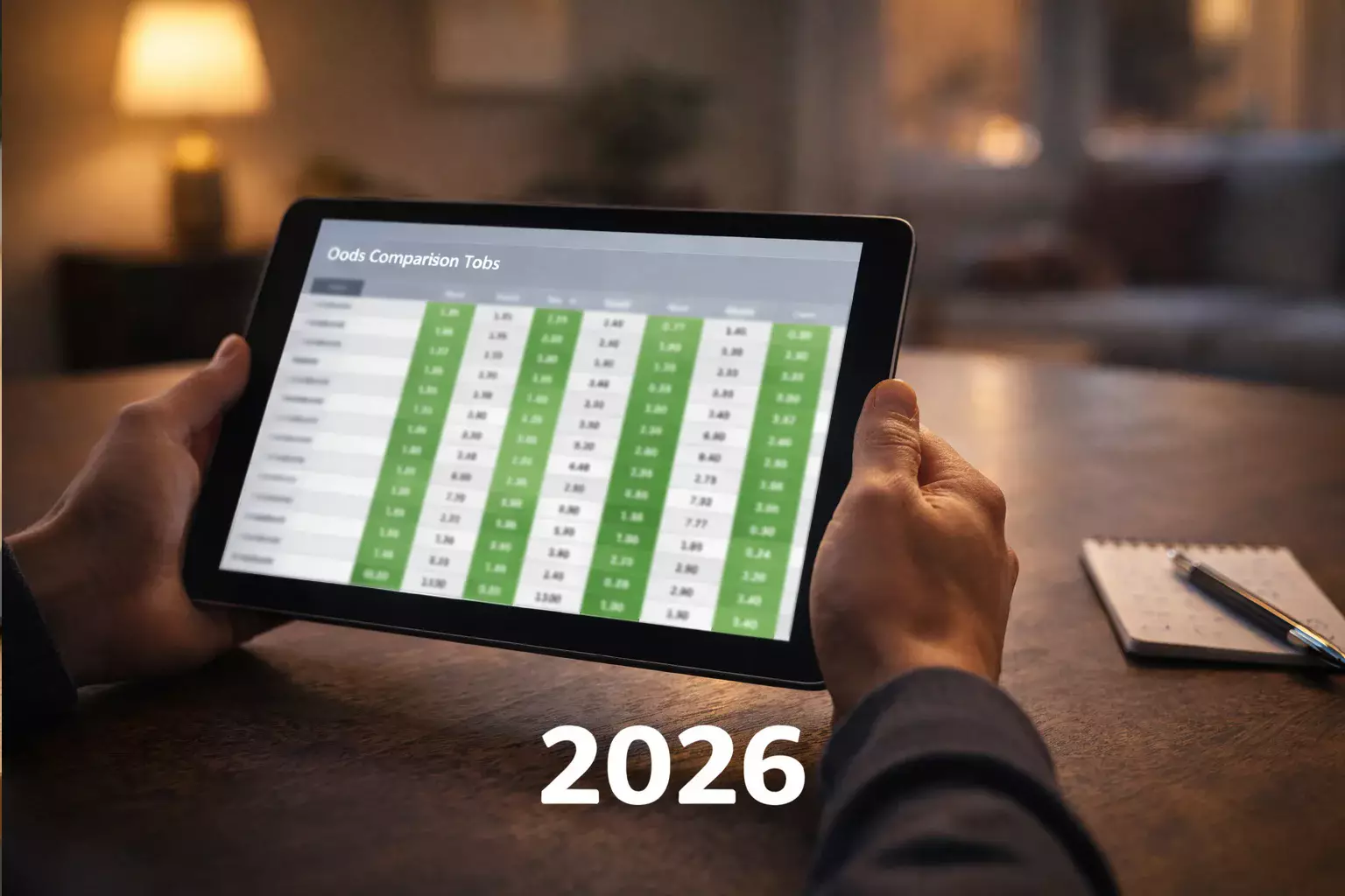 Comprendre les cotes paris sportifs — tableau de cotes décimales sur écran