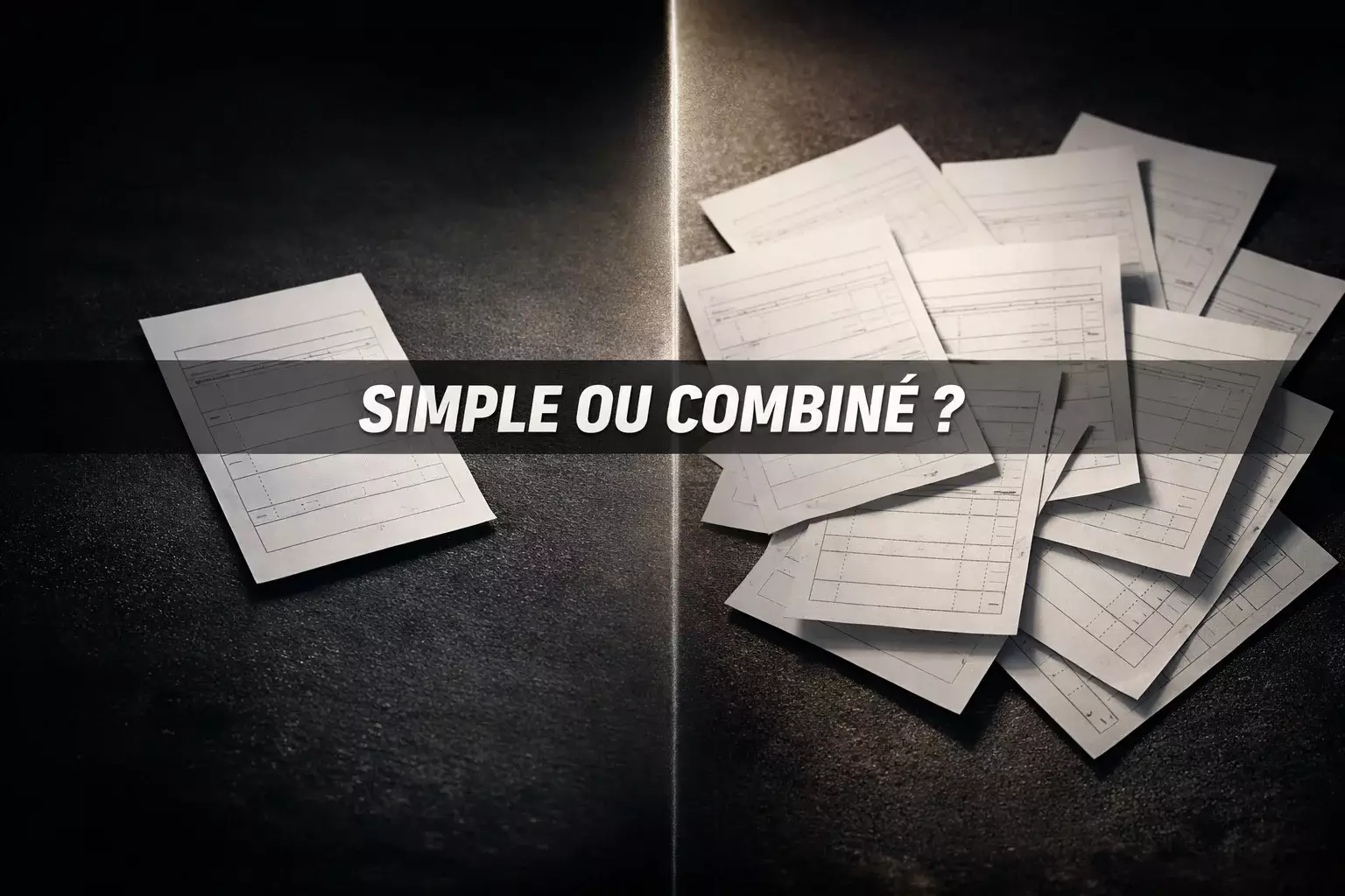 Comparaison entre pari simple et pari combiné dans les paris sportifs